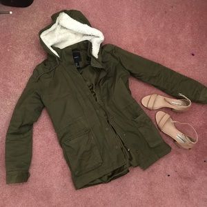 FOREVER 21 ARMY GREEN SURPLUS COAT